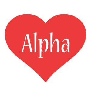 Alpha love logo