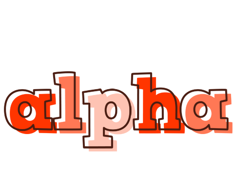 Alpha paint logo