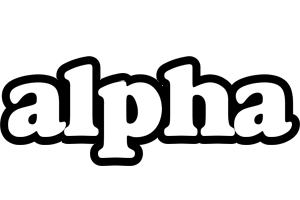 Alpha panda logo