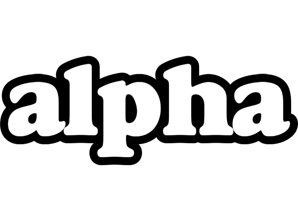 Alpha panda logo