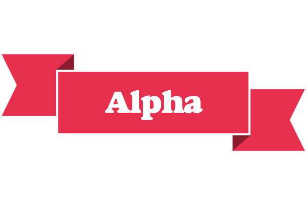 Alpha sale logo