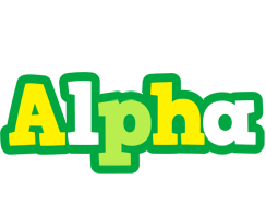 Alpha soccer logo