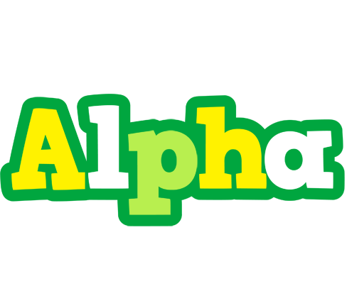 Alpha soccer logo