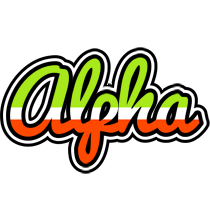 Alpha superfun logo