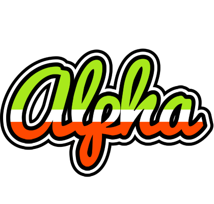 Alpha superfun logo
