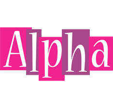 Alpha whine logo