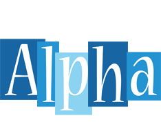 Alpha winter logo