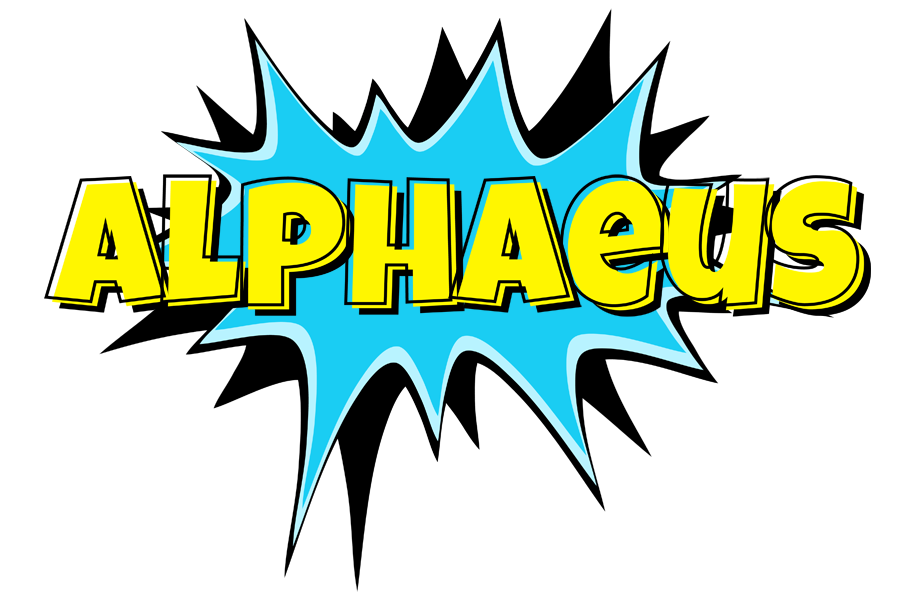 Alphaeus amazing logo