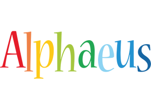 Alphaeus birthday logo