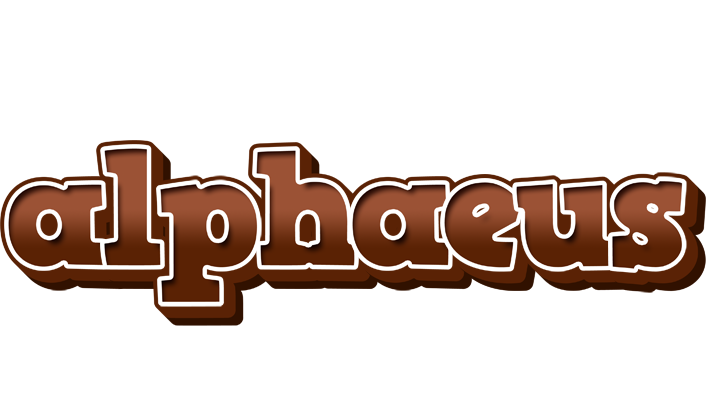 Alphaeus brownie logo