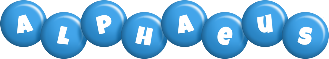 Alphaeus candy-blue logo