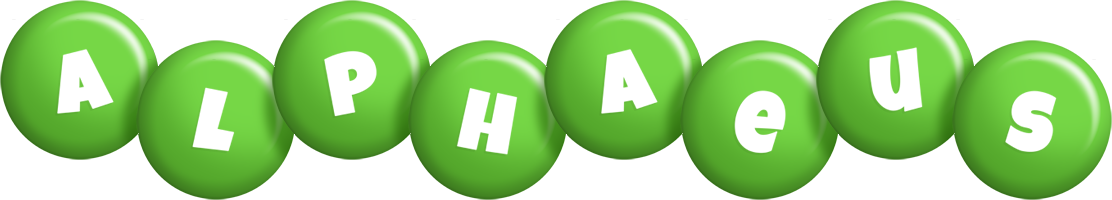 Alphaeus candy-green logo