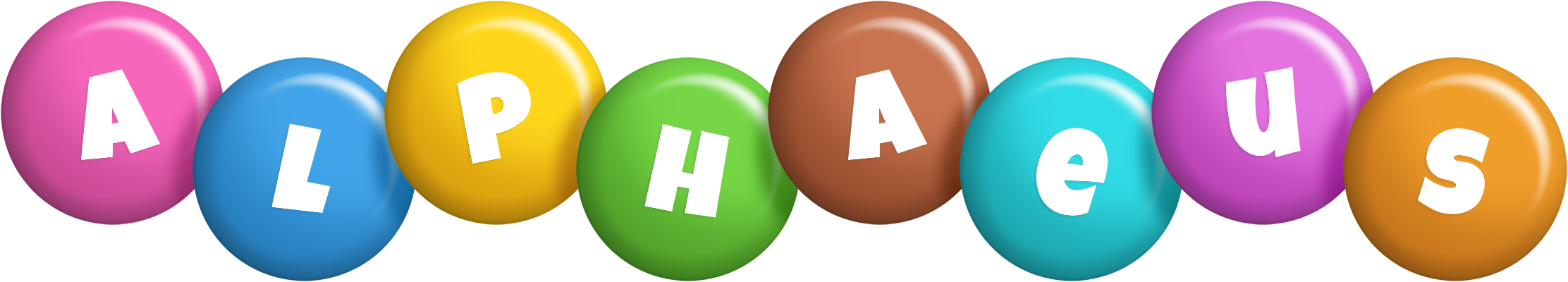Alphaeus candy logo