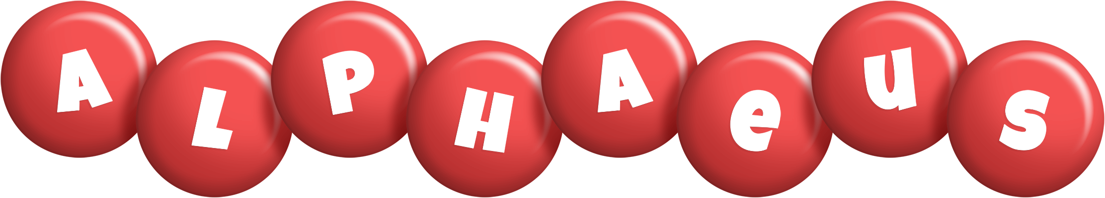 Alphaeus candy-red logo