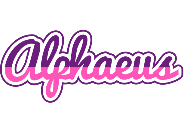 Alphaeus cheerful logo
