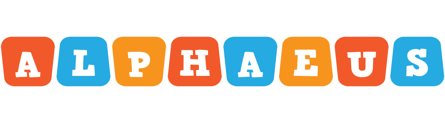 Alphaeus comics logo