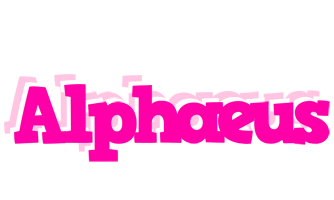 Alphaeus dancing logo