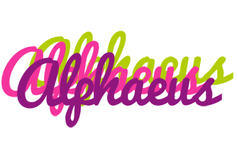 Alphaeus flowers logo