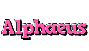 Alphaeus girlish logo