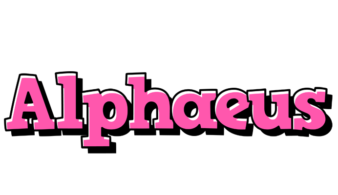 Alphaeus girlish logo