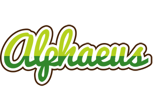 Alphaeus golfing logo