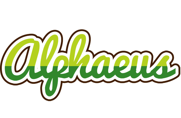 Alphaeus golfing logo