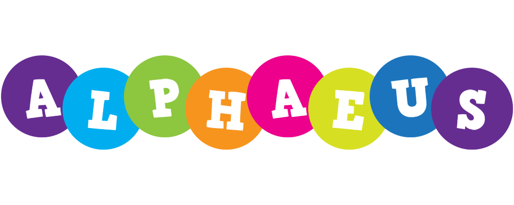 Alphaeus happy logo