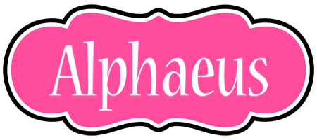 Alphaeus invitation logo