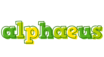 Alphaeus juice logo