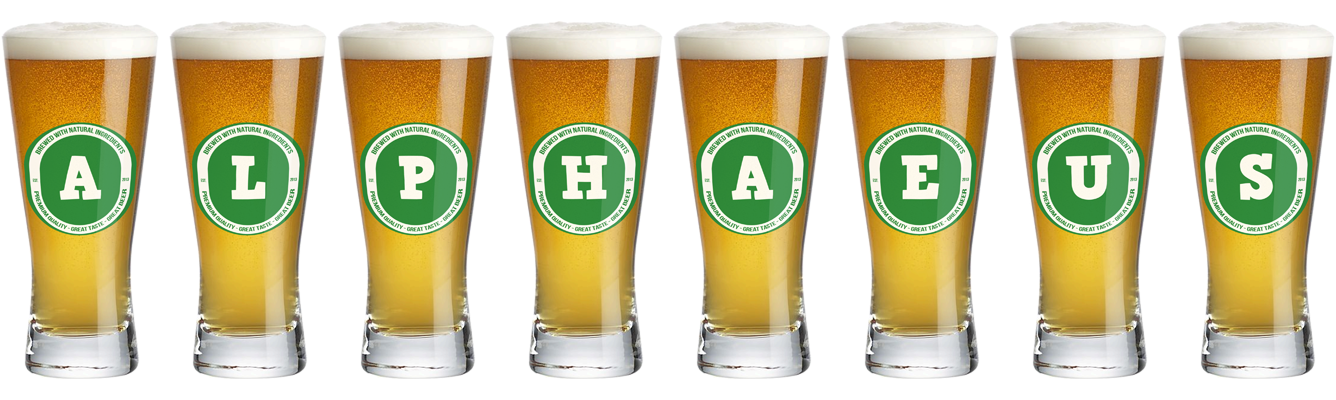 Alphaeus lager logo