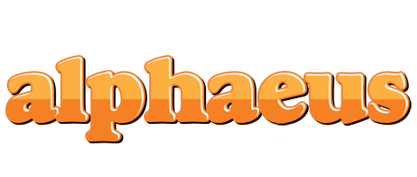 Alphaeus orange logo