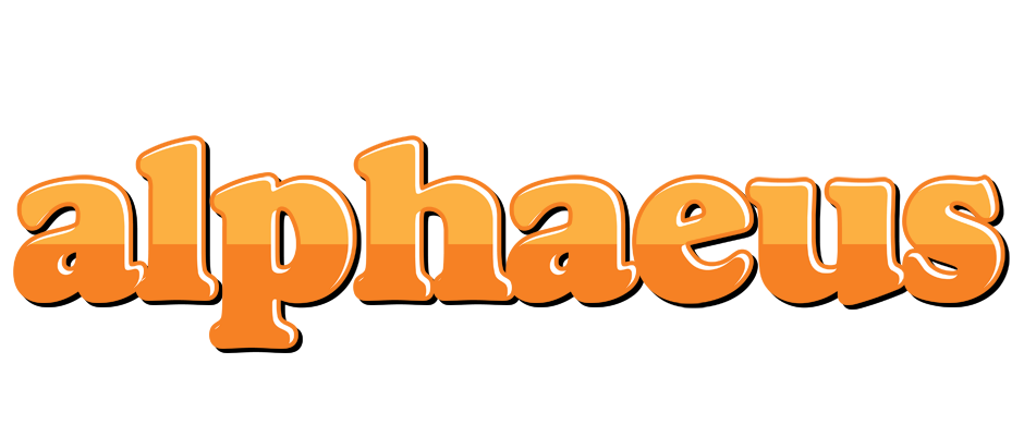 Alphaeus orange logo