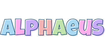 Alphaeus pastel logo