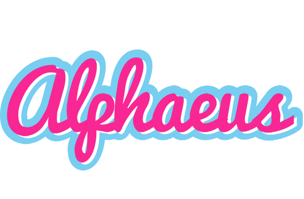 Alphaeus popstar logo
