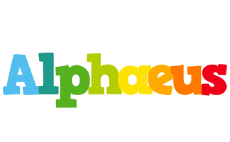 Alphaeus rainbows logo