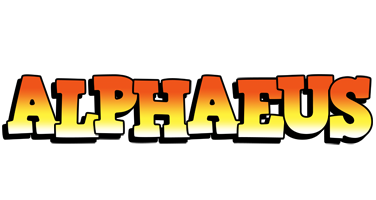 Alphaeus sunset logo