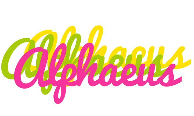 Alphaeus sweets logo