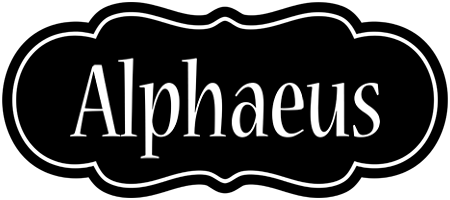 Alphaeus welcome logo