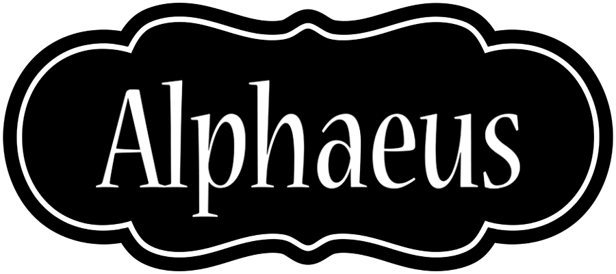 Alphaeus welcome logo