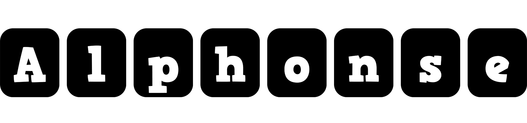 Alphonse box logo