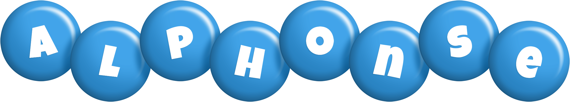 Alphonse candy-blue logo