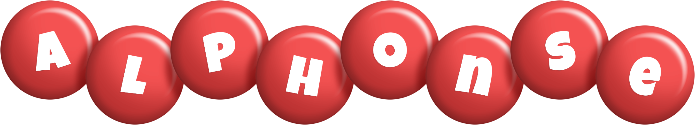 Alphonse candy-red logo