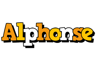 Alphonse cartoon logo