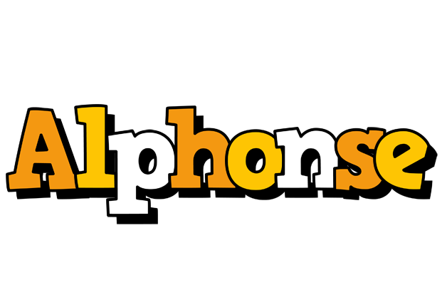 Alphonse cartoon logo