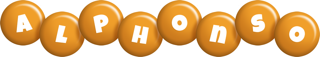 Alphonso candy-orange logo