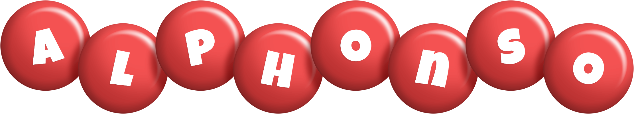 Alphonso candy-red logo