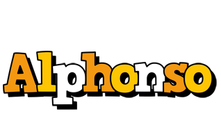 Alphonso cartoon logo