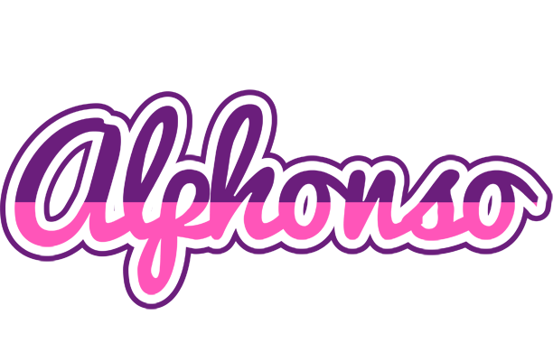 Alphonso cheerful logo
