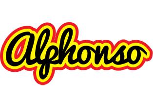 Alphonso flaming logo