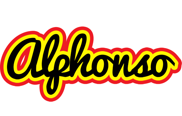 Alphonso flaming logo